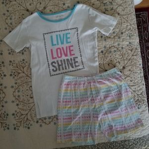 Matching Live Love Shine Summer PJ Set